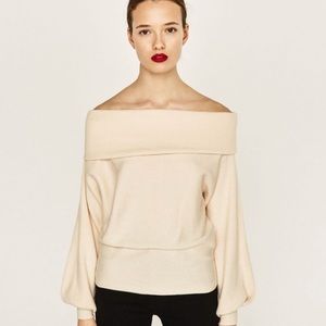 Zara Off the Shoulder Sweater